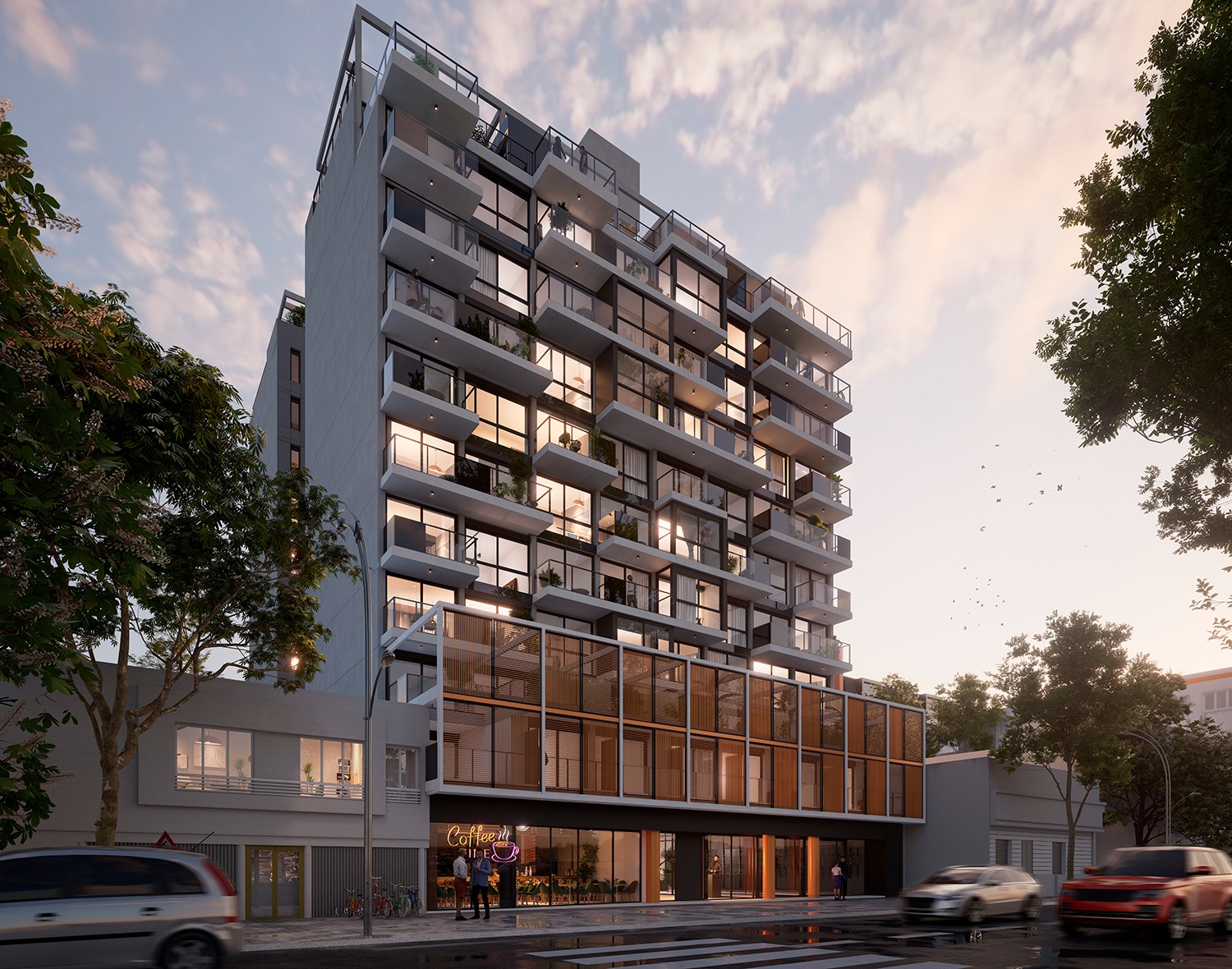 Venta de Monoambiente con Terraza en Vivo Life Rivera, Cordón