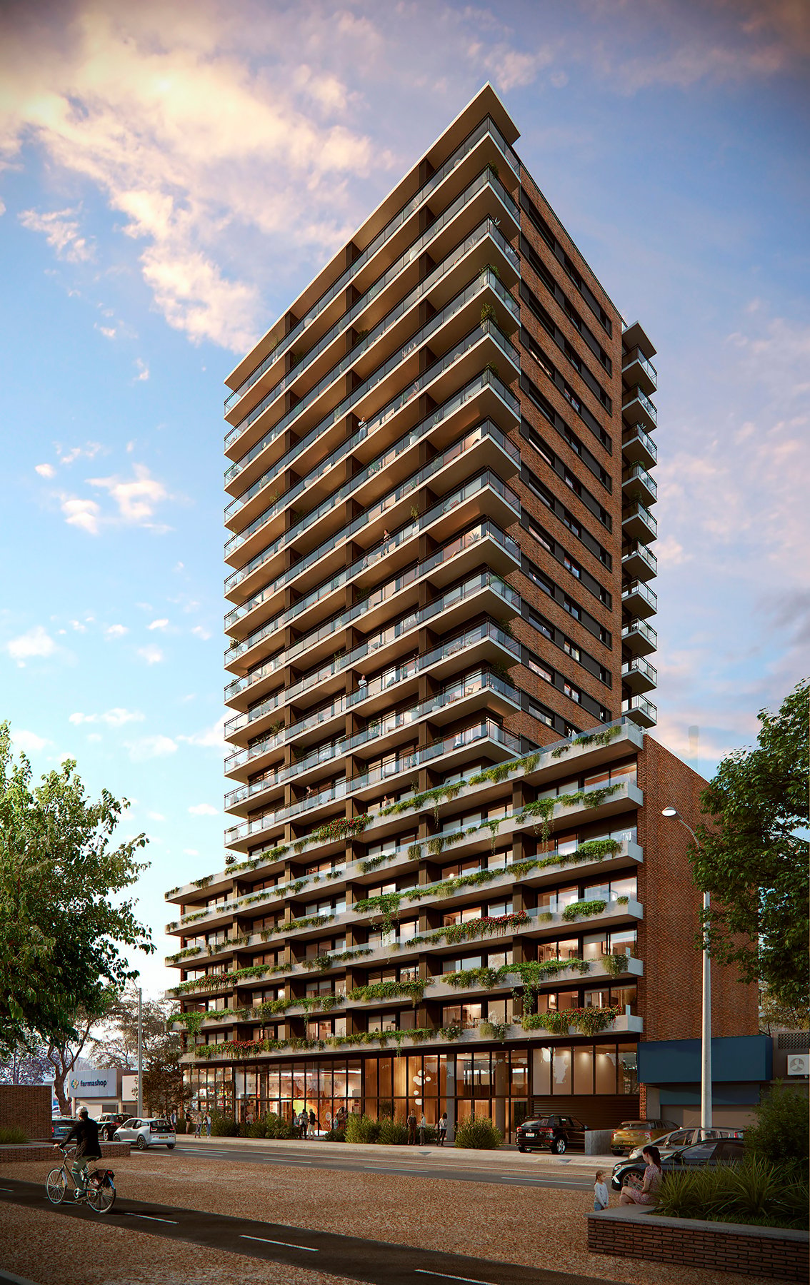 Venta de apartamento monoambiente con balcón en Cuore Italia, Buceo