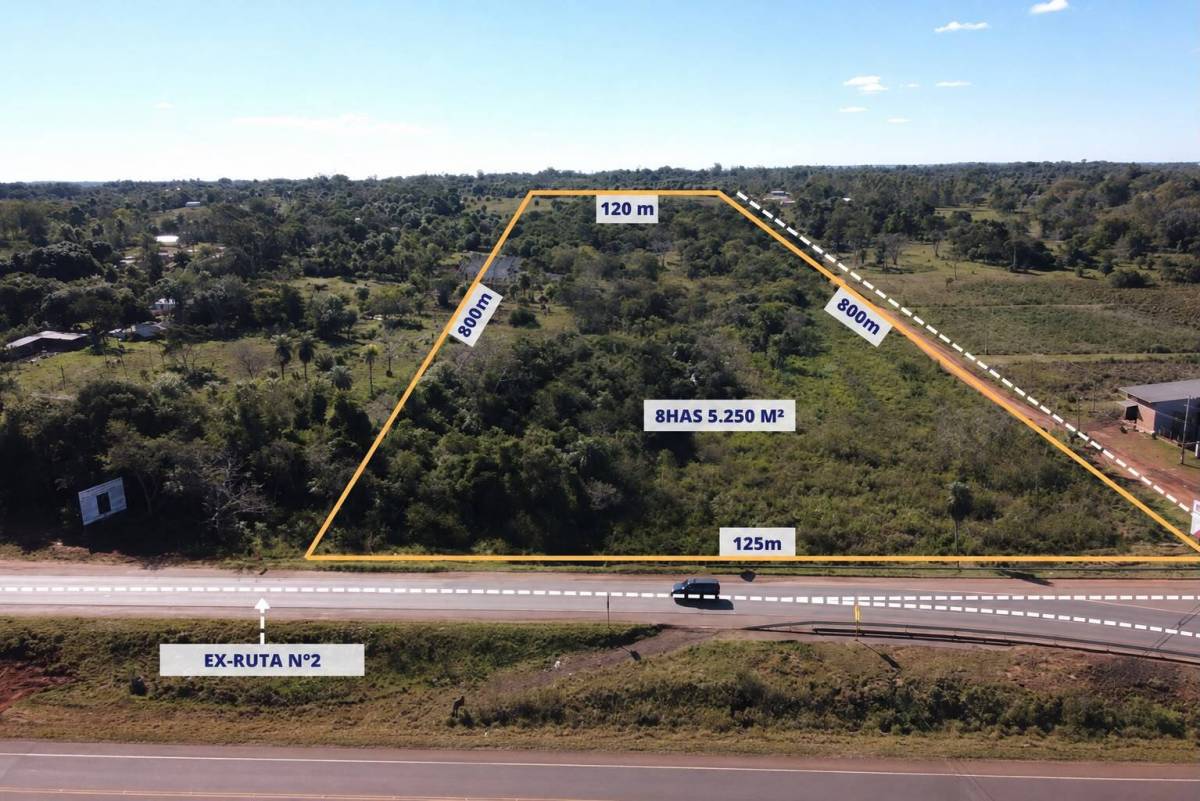 VENTA DE 8,5 HECTAREAS EN CORONEL OVIEDO — foto 2