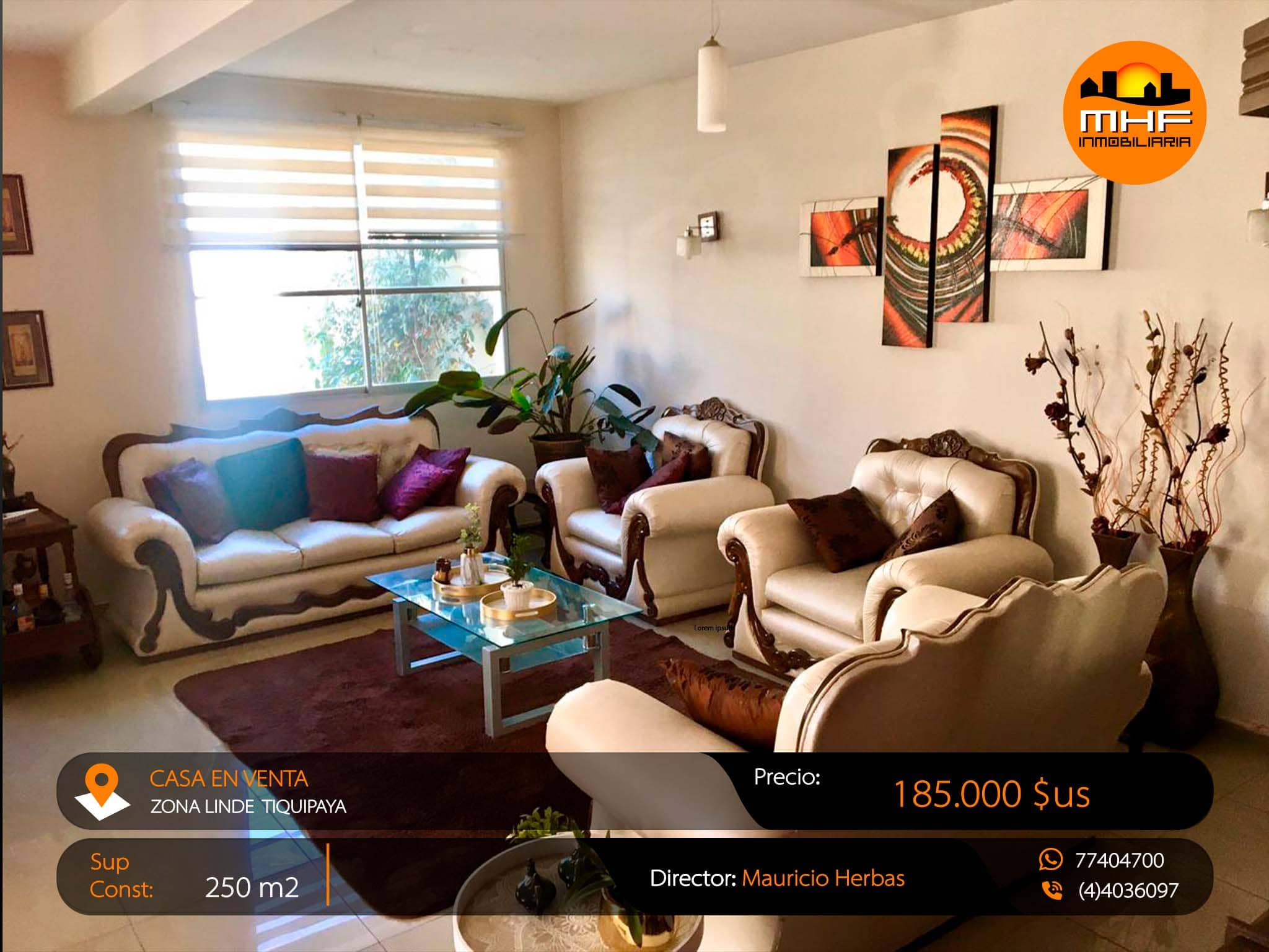 Casa en venta en Tiquipaya