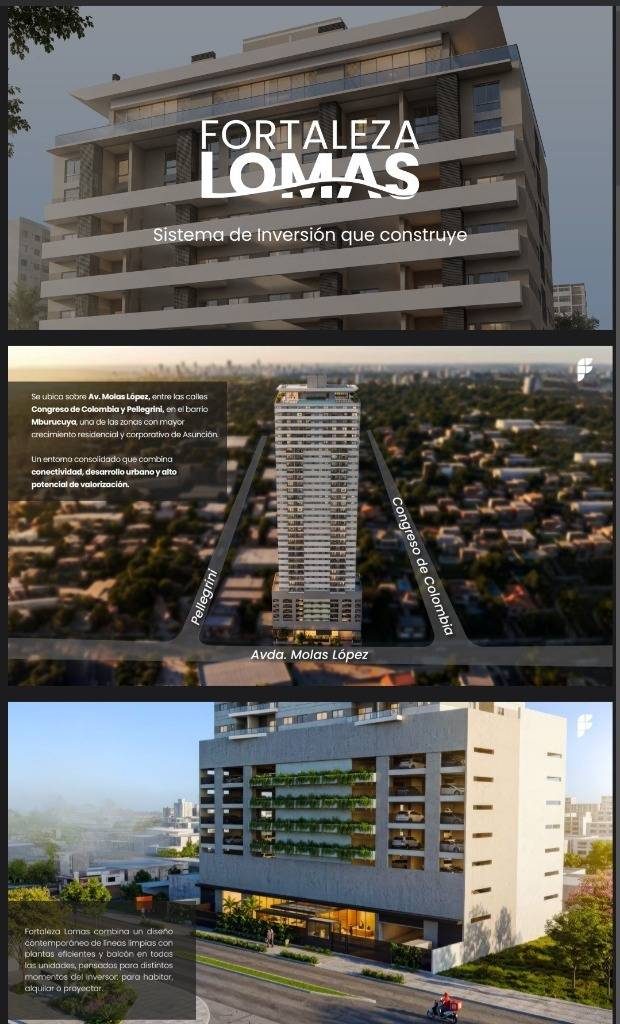 VENDO DEPARTAMENTO DE 2 HABITACIONES EN FORTALEZA LOMAS (ASUNCION) — foto 3