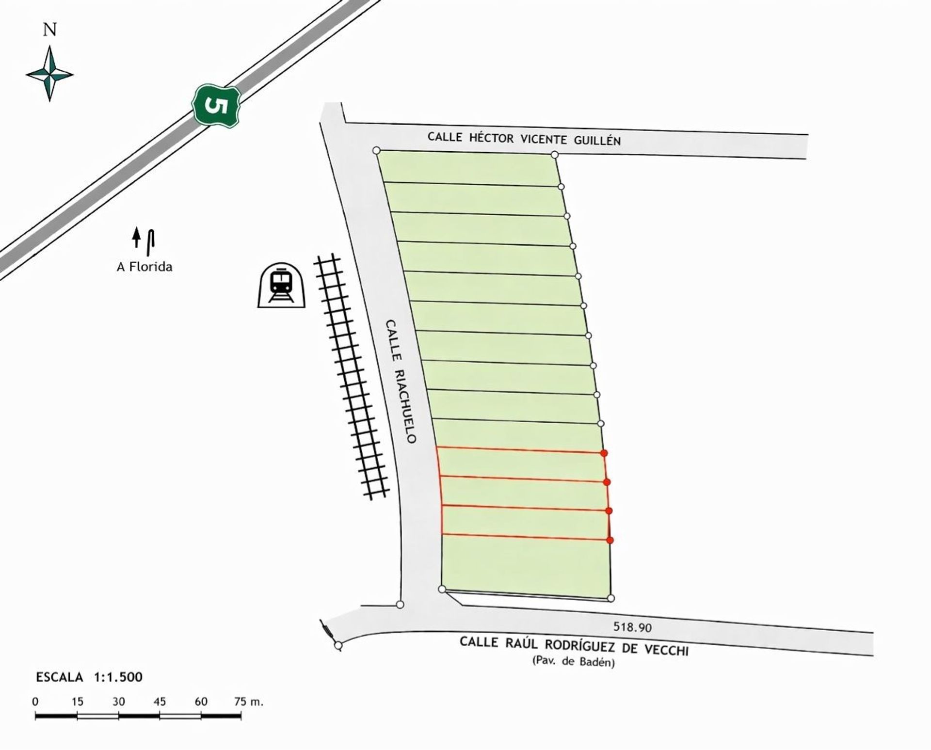 Venta Terreno en Florida a pasos de Ruta 5 - foto 1
