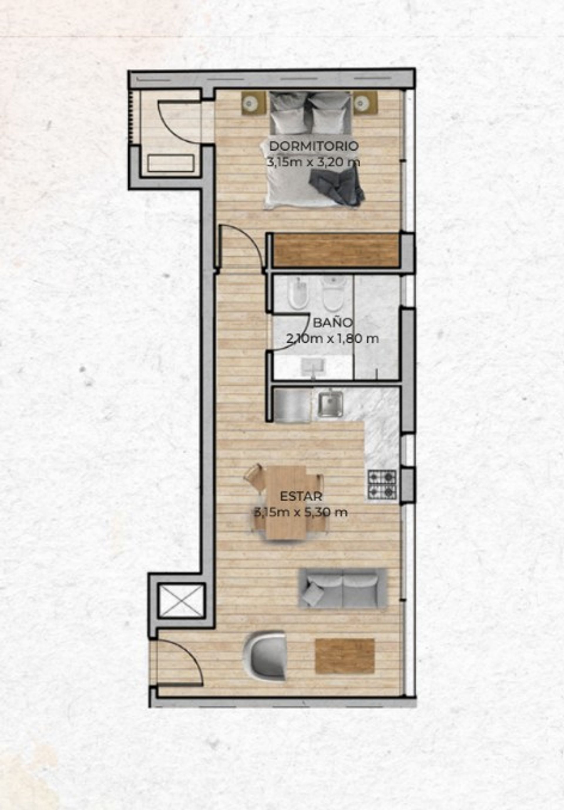 Apartamento en venta en Centro