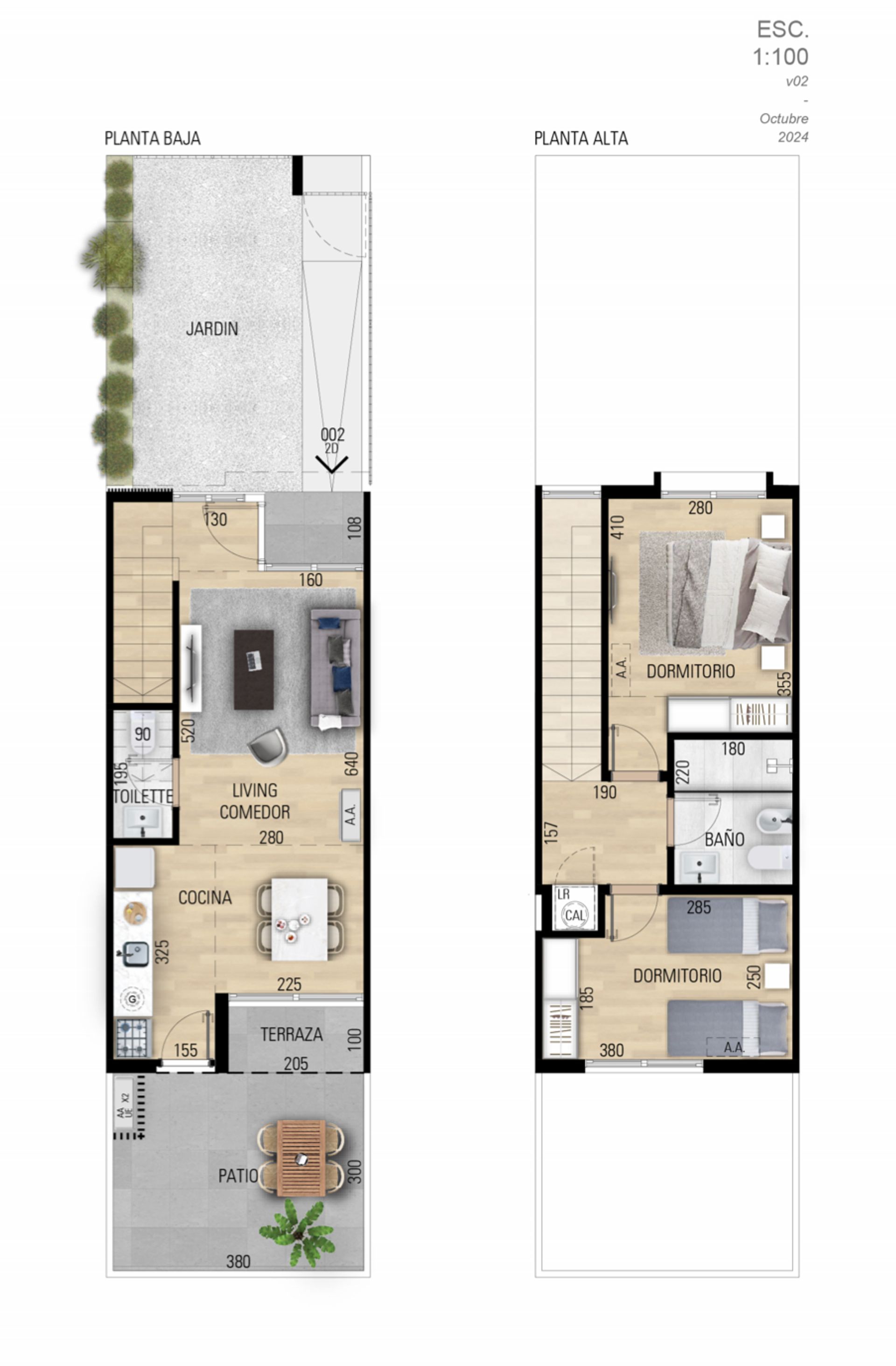 VENTA APARTAMENTO 2 DORMITORIOS EN POZO EN PRADO