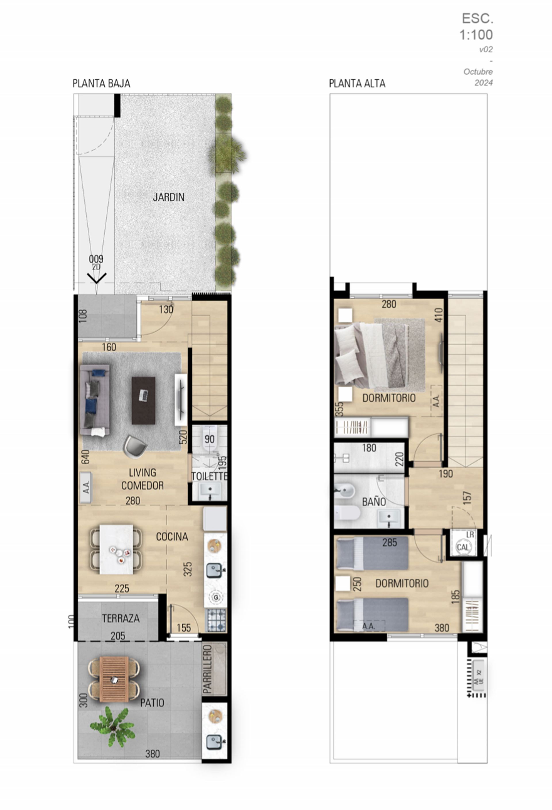 VENTA APARTAMENTO 2 DORMITORIOS EN POZO EN PRADO