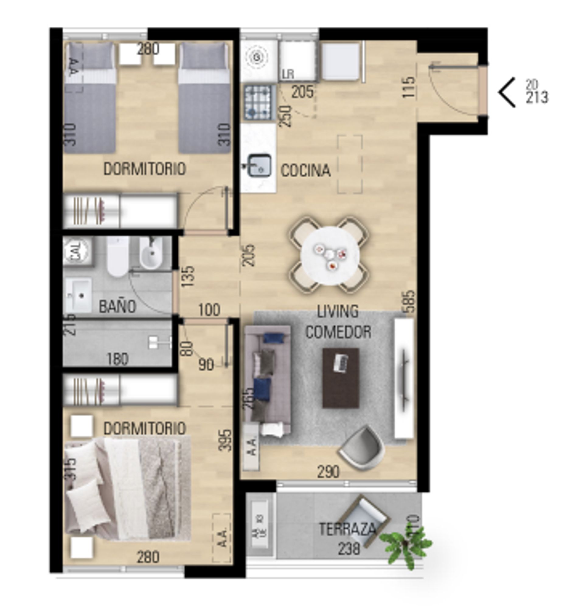 Apartamento en venta en Prado