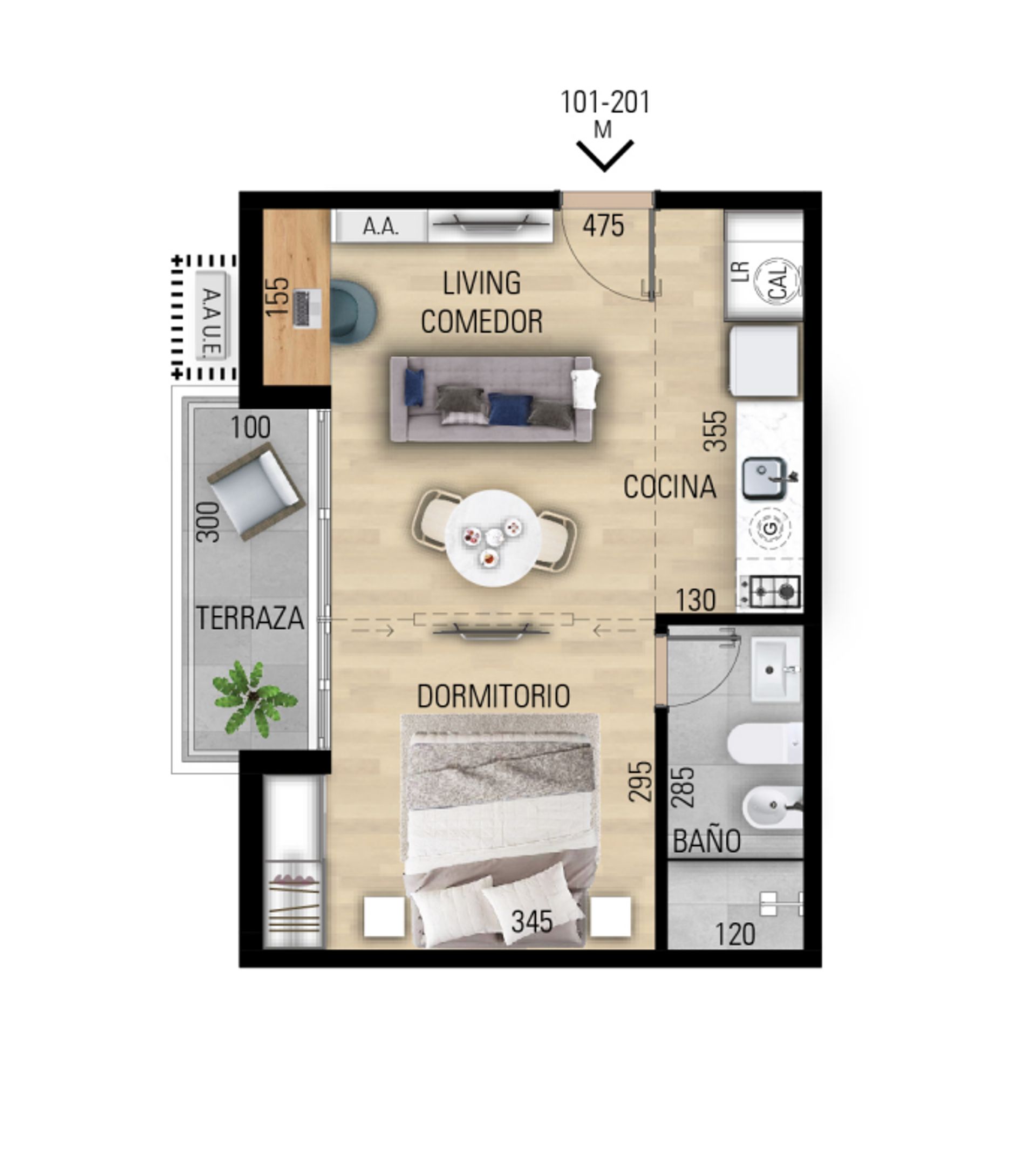 VENTA APARTAMENTO MONOAMBIENTE EN POZO EN PRADO