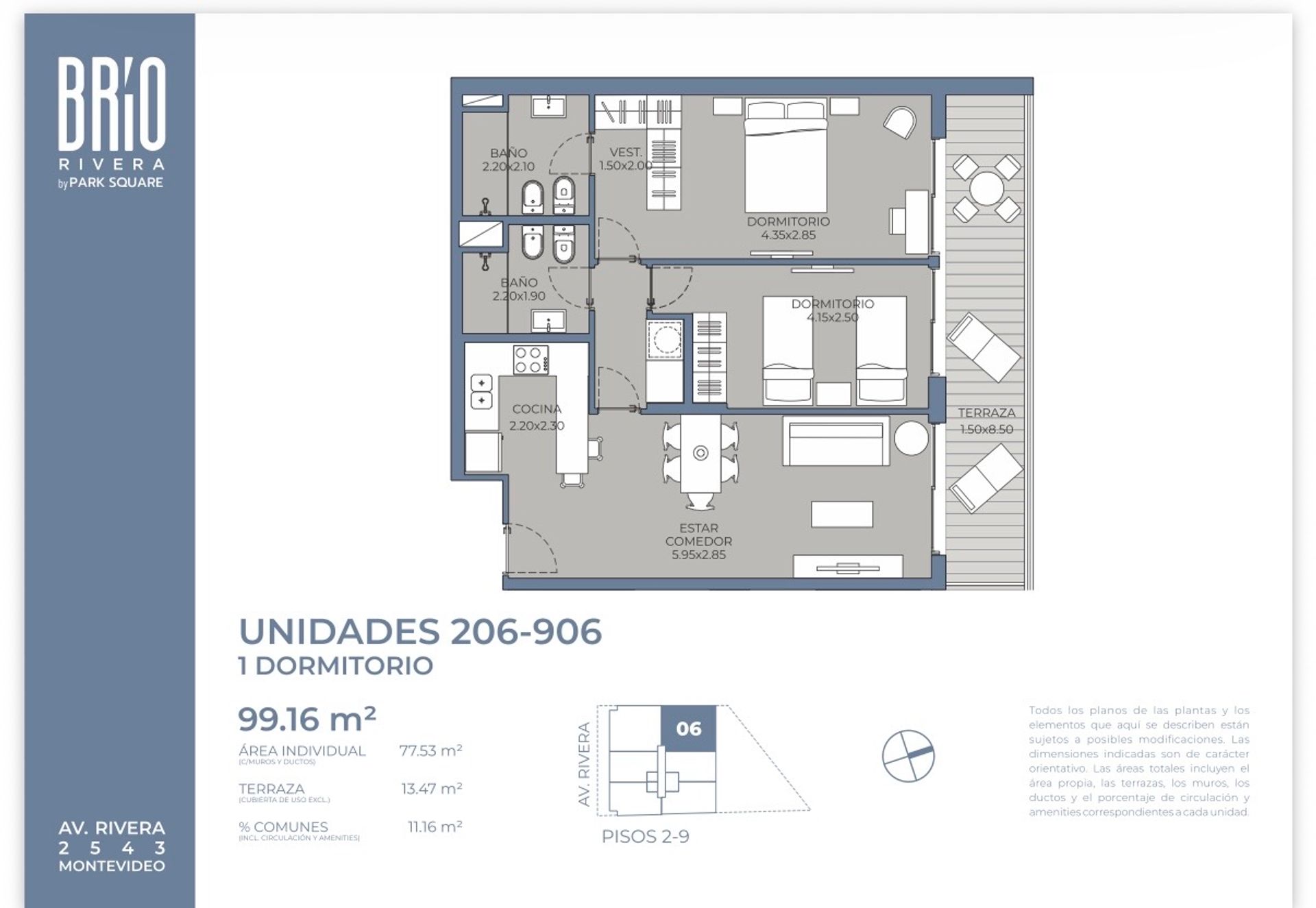 Apartamento en venta en Pocitos