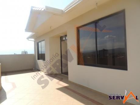 Penthouse A Estrenar En Alquiler Zona Sarco Inmediaciones Av. Juan De La Rosa