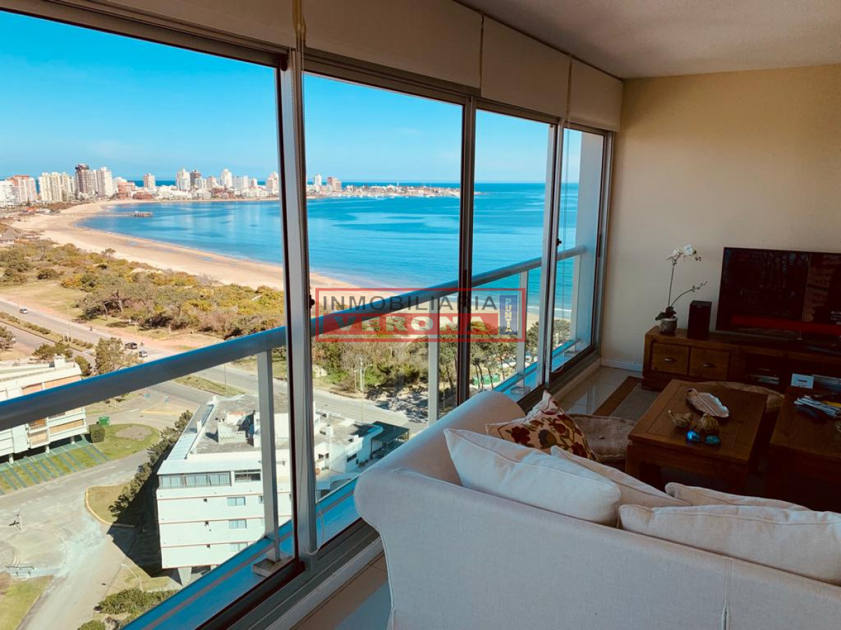 ALQUILER ANUAL -Apartamento en Mansa - Punta del Este