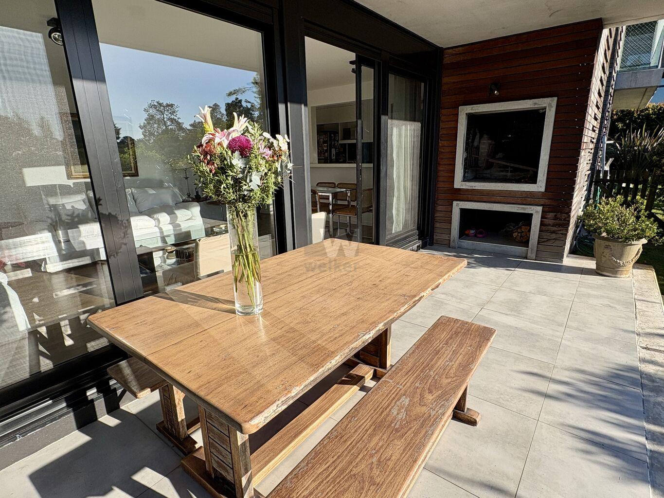 alquiler apartamento 2 dormitorios jardin parrillero jardines de carrasco con garaje