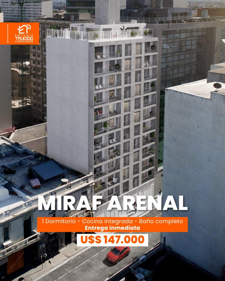 Venta Apartamento 1 Dormitorio a Estrenar en Cordón, Cerca de Facultad de Derecho – Entrega Inmediata