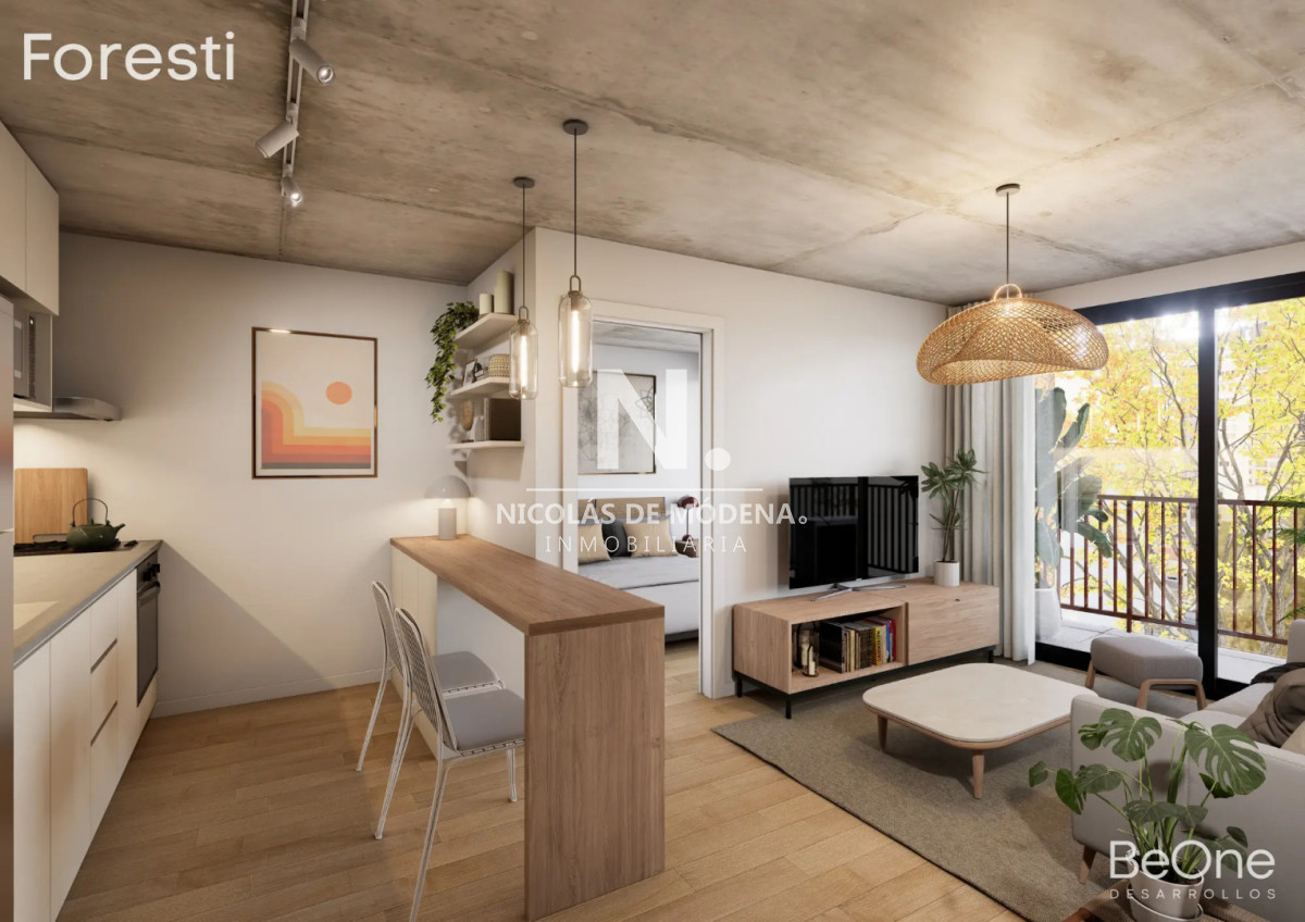 Apartamento 1 Dormitorio en La Blanqueada con Terraza