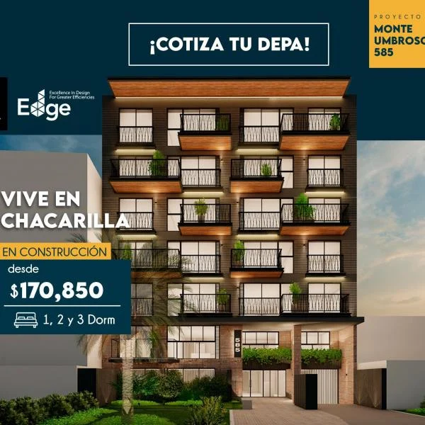 Departamento en venta en Santiago de Surco