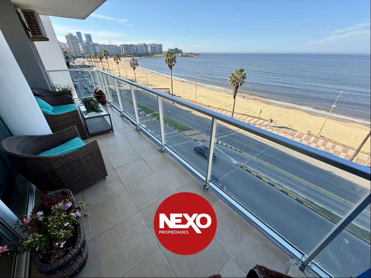 ¡LA VISTA DE SUS SUEÑOS! Rambla, muy amplio 178 m2, 3 dormitorios y serv., 3 baños, estar, garaje