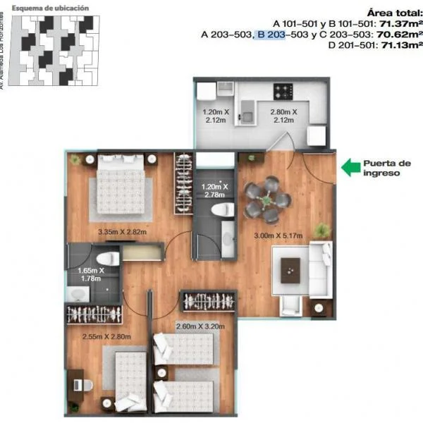 Departamento en venta en Chorrillos