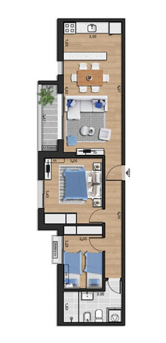 Va702 - Venta Apto 2 Dorm. En Tres Cruces - Nostrum Plaza 2 — foto 2