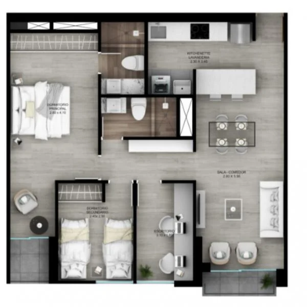 Departamento en venta en Miraflores