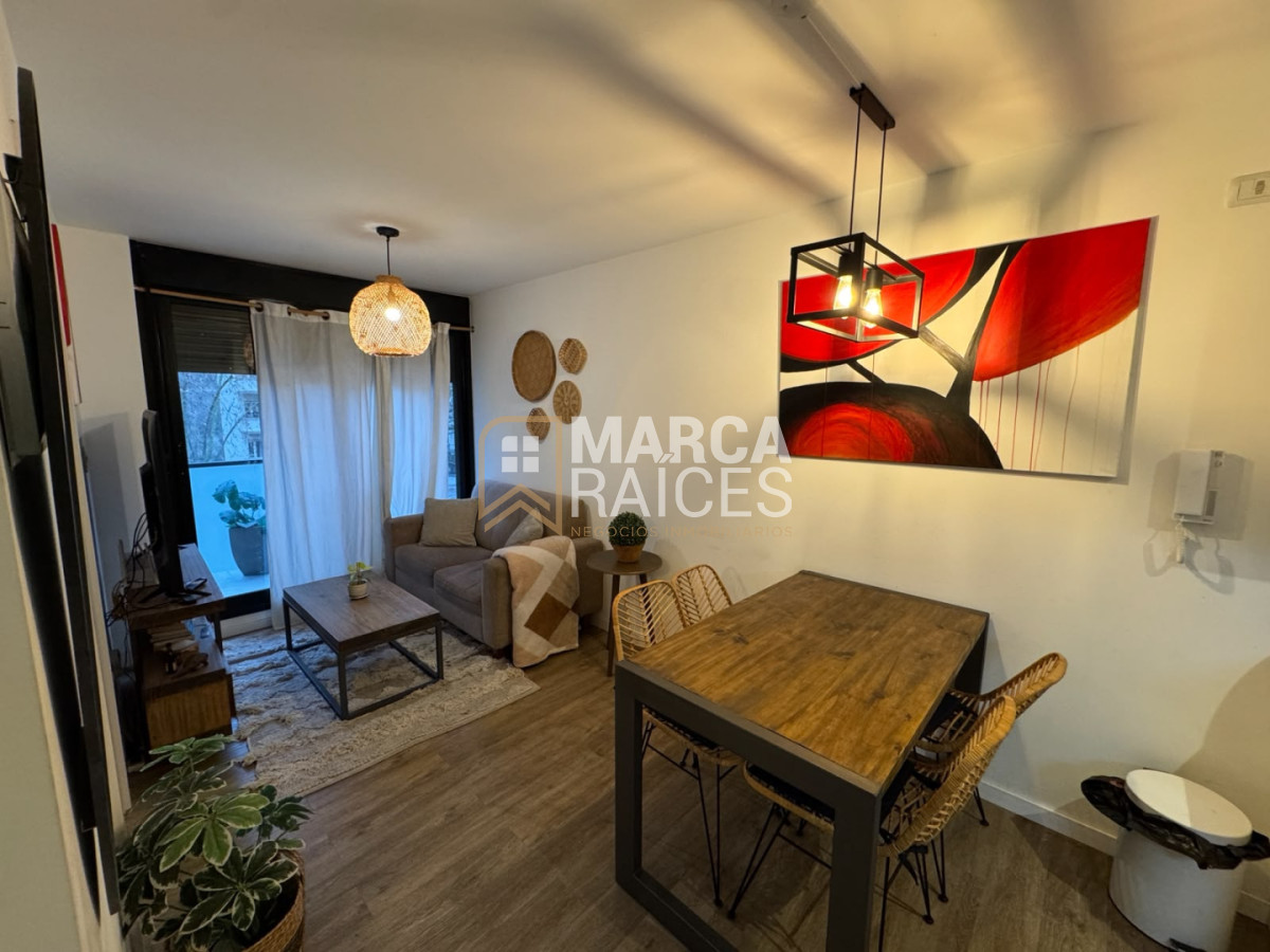 Alquiler Divino Apartamento 1 Dormitorio Amoblado con Balcón al Frente Pocitos · Foto 2