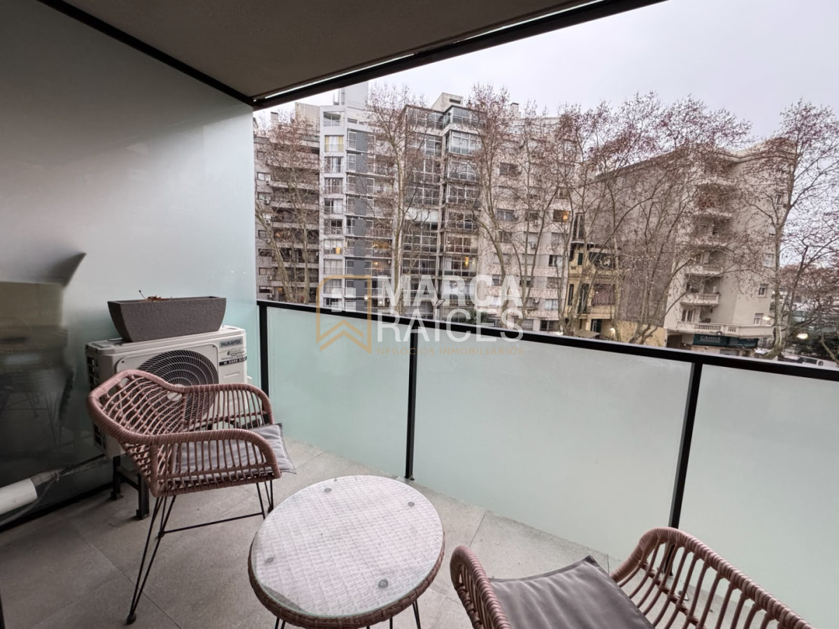 Alquiler Divino Apartamento 1 Dormitorio Amoblado con Balcón al Frente Pocitos · Foto 6