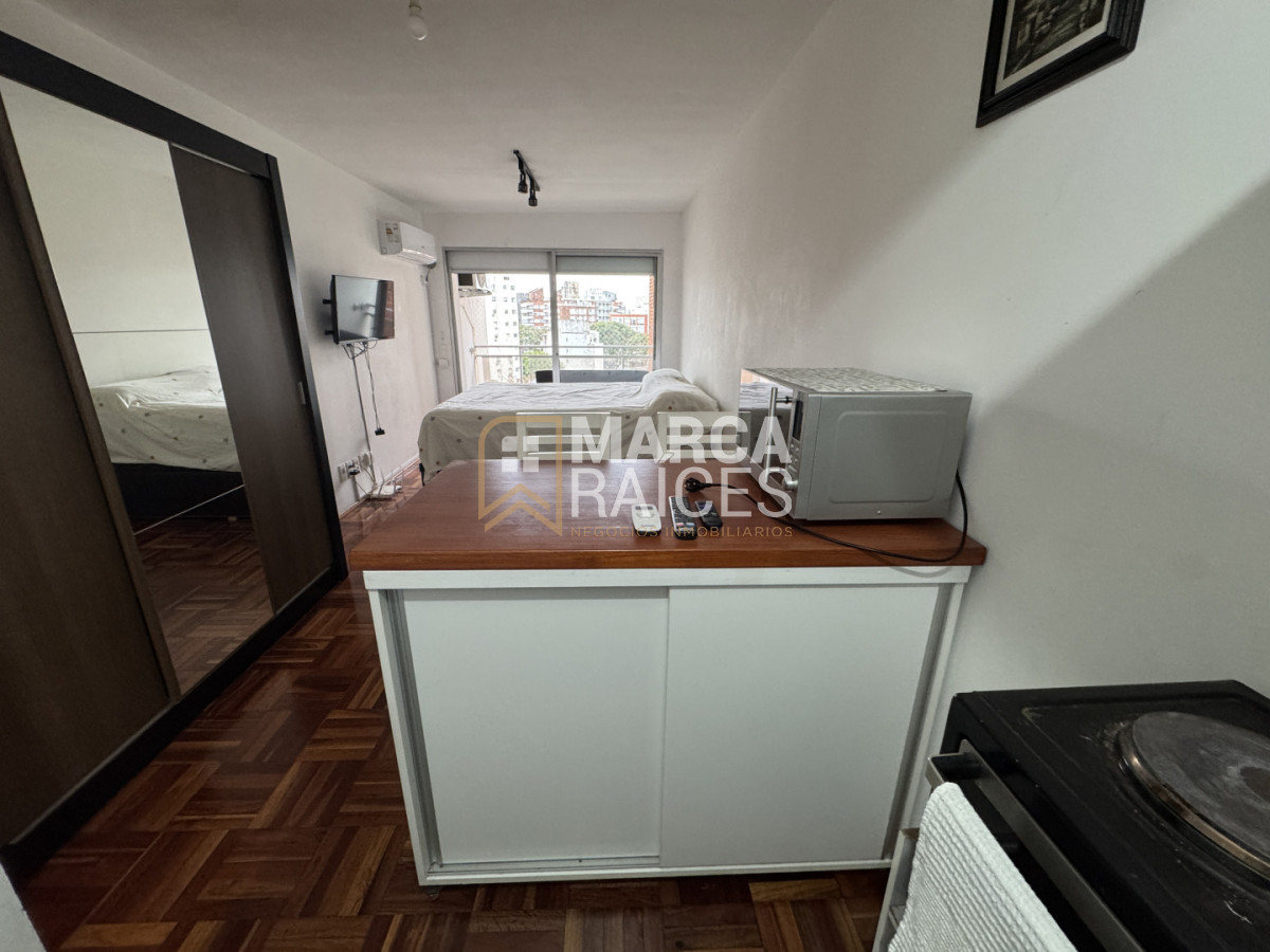 Alquiler Monoambiente Totalmente Amoblado Pocitos Montevideo · Foto 9
