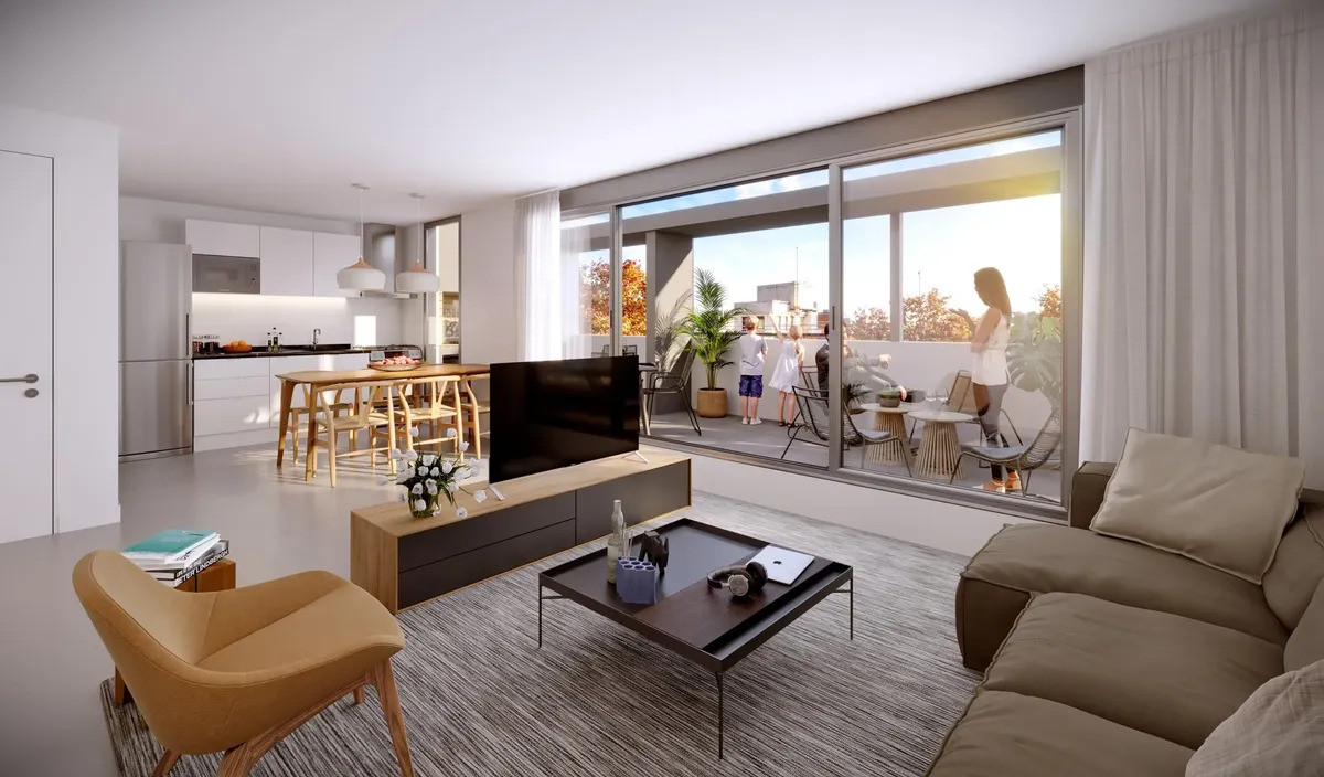 Venta Apartamento 2 Dormitorios Centro con balcon y cochera