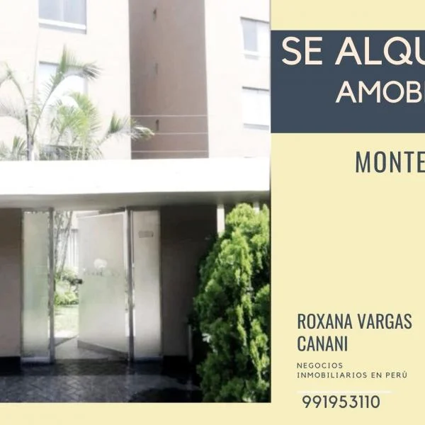 Departamento en alquiler en Santiago de Surco