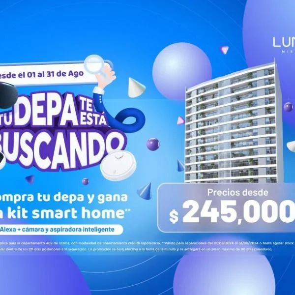 Departamento en venta en Miraflores