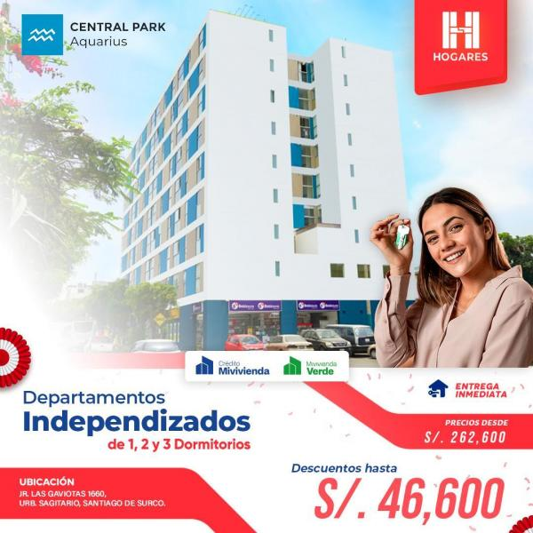 Departamento en venta en Santiago de Surco