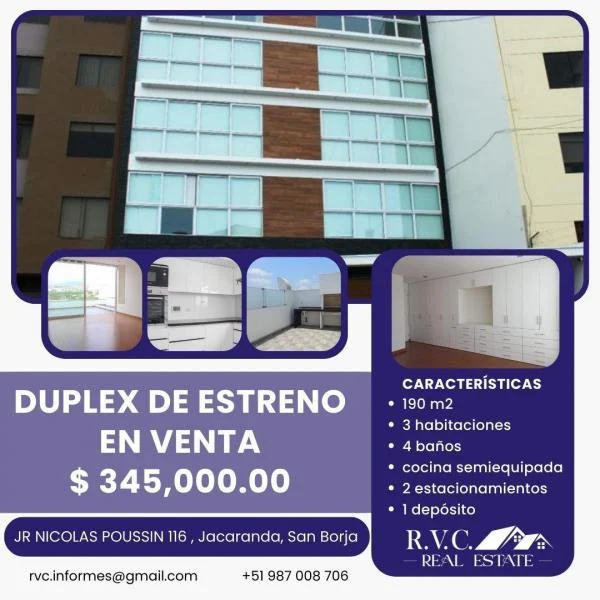 Departamento en venta en San Borja