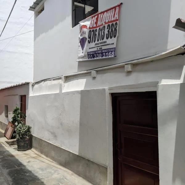 Casa en alquiler en Pueblo Libre