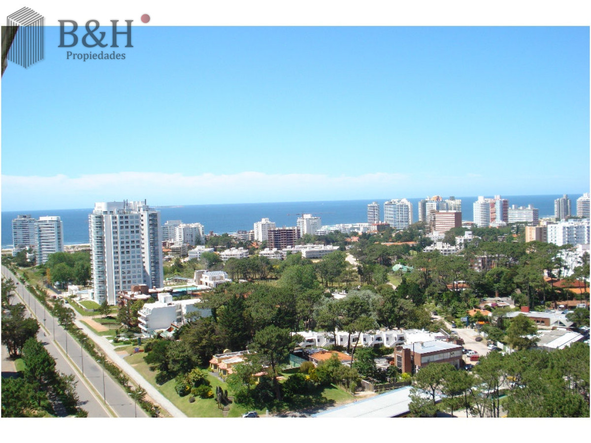 FRENTE A PUNTA SHOPPING, EXCELENTE UBICACIÓN, PISO ALTO VENTA