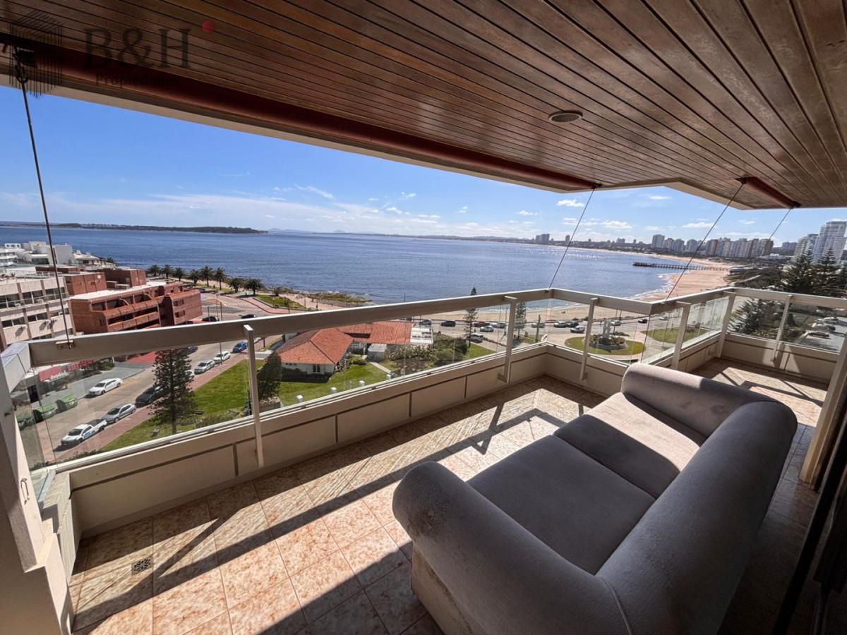 Apartamento alquiler 3 dormitorios mansa punta del este con garage