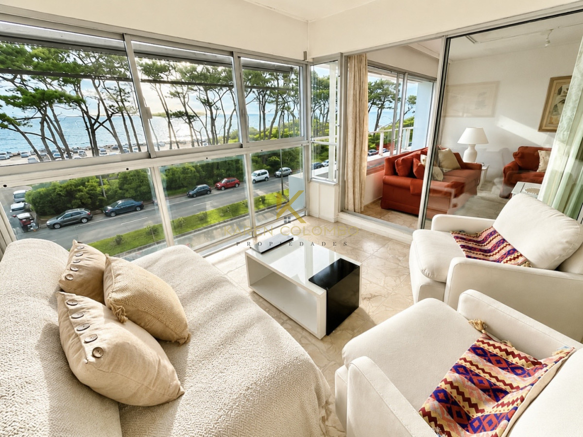 Apartamento en alquiler anual primera linea Playa Mansa