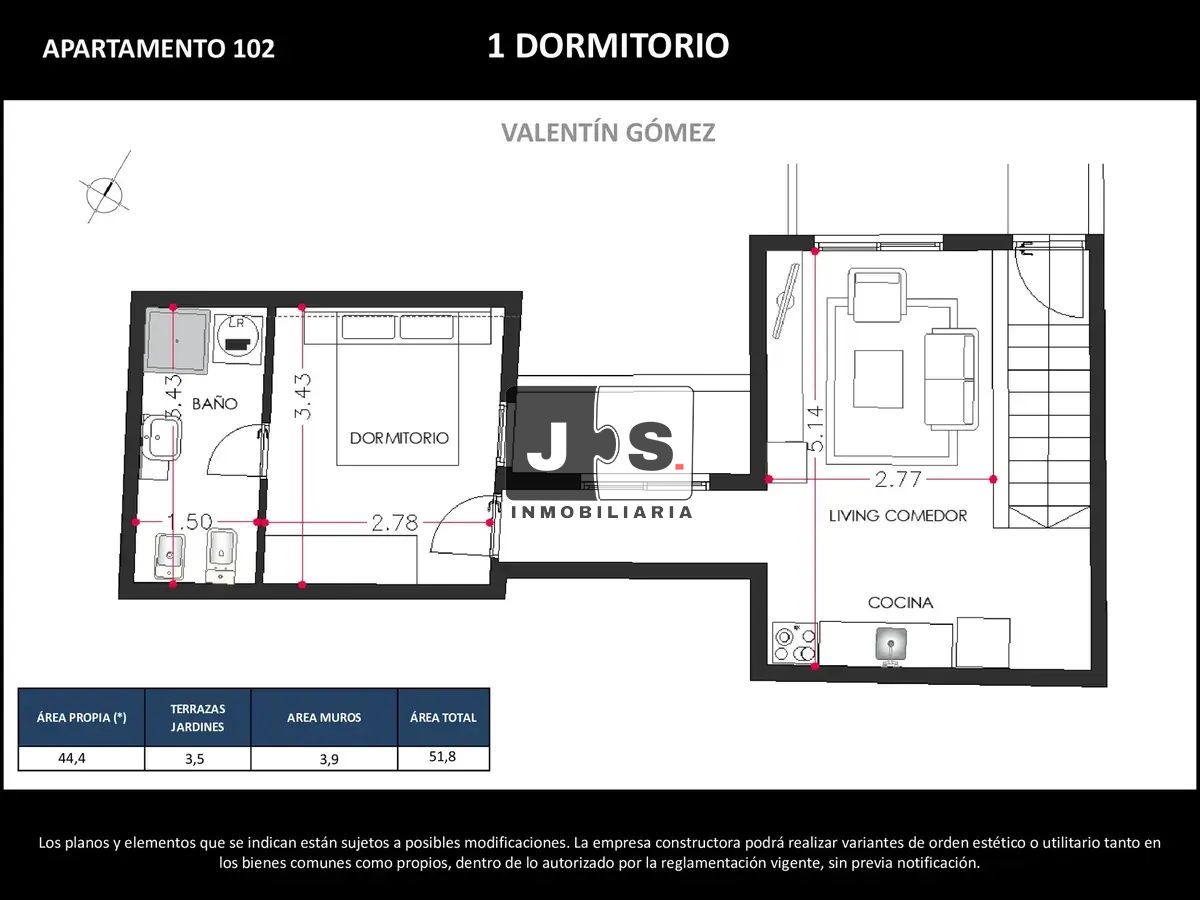 Alquilo apartamento 1 dormitorio Barrio Prado · Foto 12