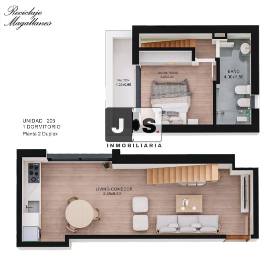 Alquilo Apartamento duplex con terraza exclusiva Palermo · Foto 10