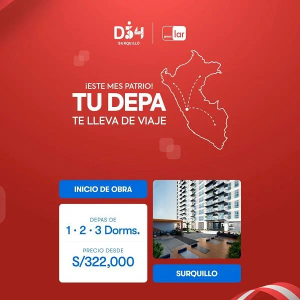 Departamento en venta en Surquillo