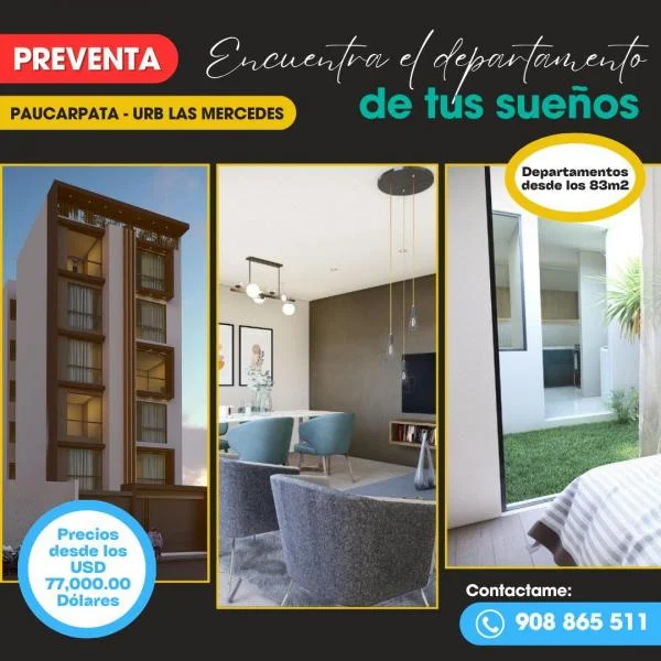Departamento en venta en Paucarpata