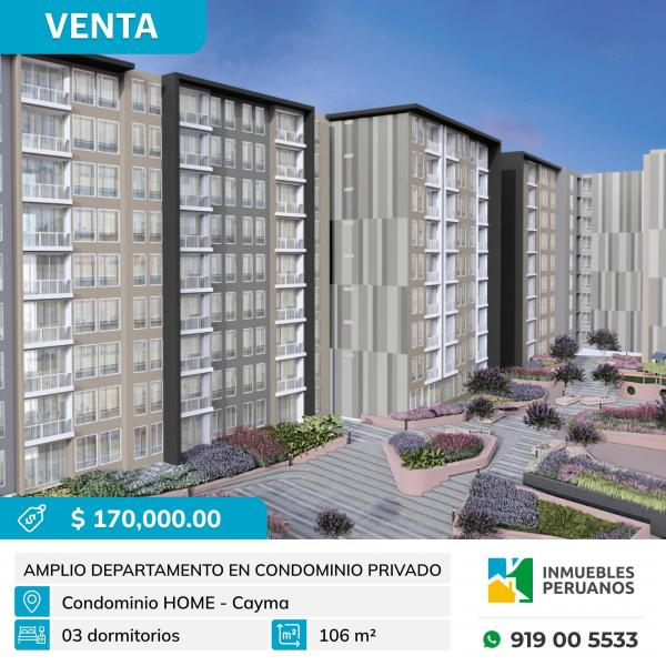 Departamento en venta en Cayma