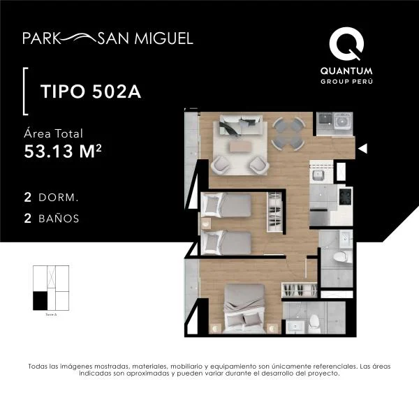 Departamento en venta en San Miguel