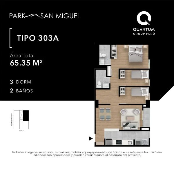 Departamento en alquiler en San Miguel