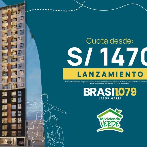 Departamento en venta en Jesús María