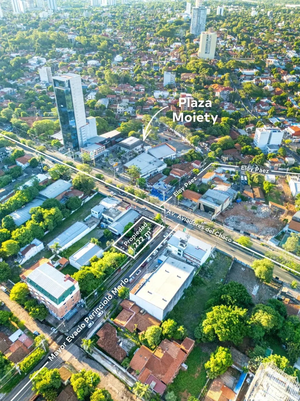 ❗️VENDO TERRENO EN ESQUINA SOBRE AVE. AVIADORES DEL CHACO — foto 3
