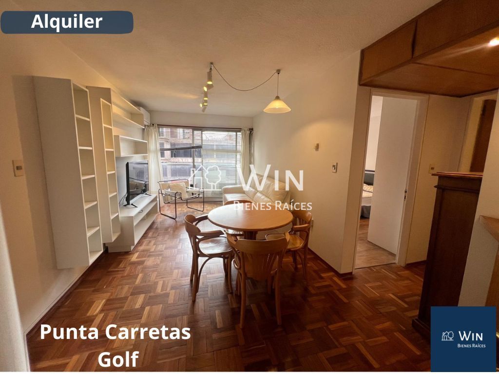 Alquiler Apartamento 1 dormitorio con linea blanca y muebles Punta Carretas Golf