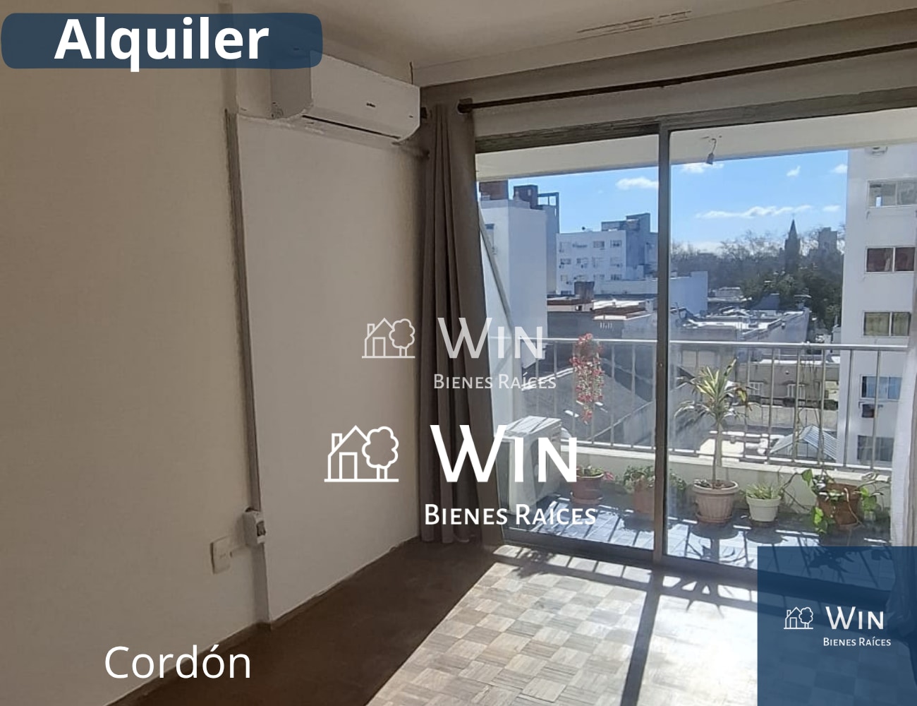 Apartamento en alquiler 2 dormitorios, balcón, Cordón ideal consultorio, estudio