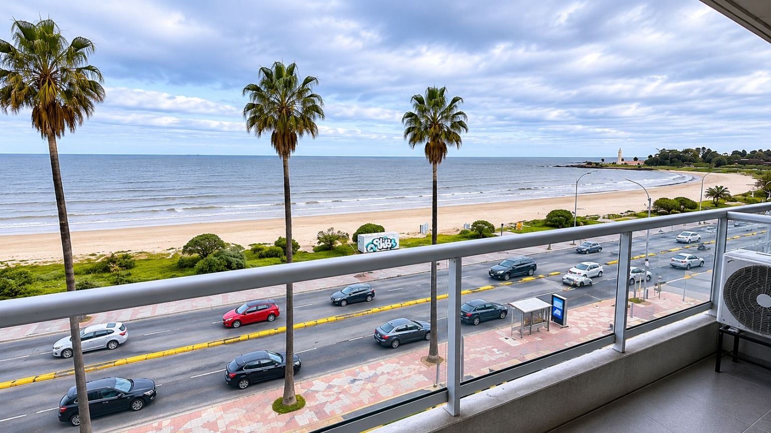 ALQUILER APTO FRENTE AL MAR,BUCEO/MALVIN,BALCON,3 DOR,3 BAÑOS,GARAGE,PISCINA