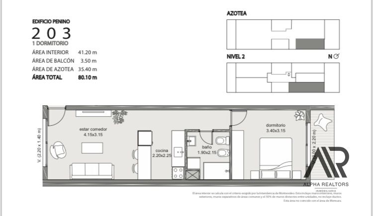 Apartamento en venta en Unión