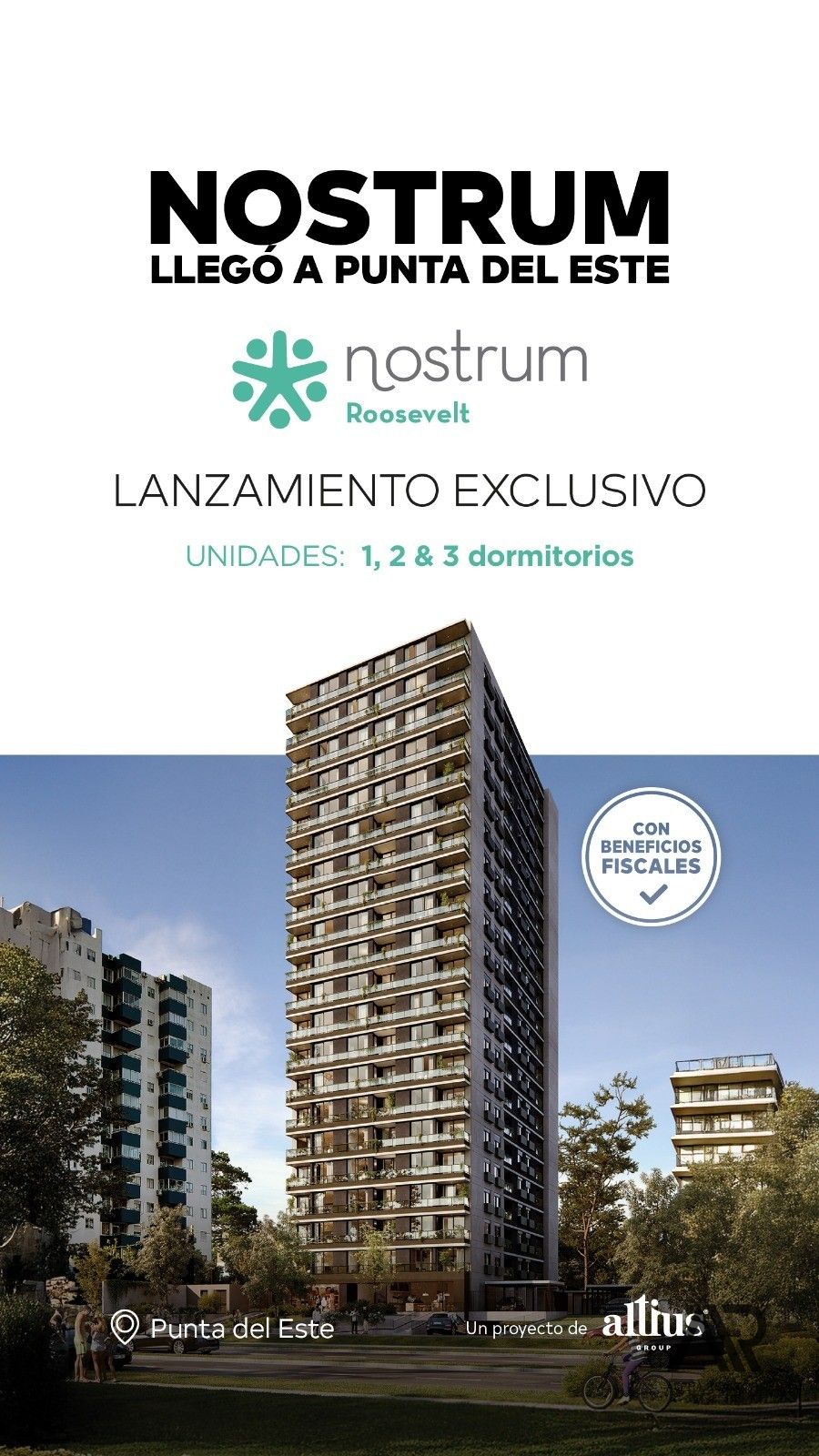 Apartamentos en Pozo Venta 1, 2 y 3 dorm. Punta del Este.