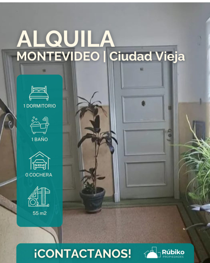 NUEVO INGRESO EN ALQUILER DE UN DORMITORIO  - CIUDAD VIEJA