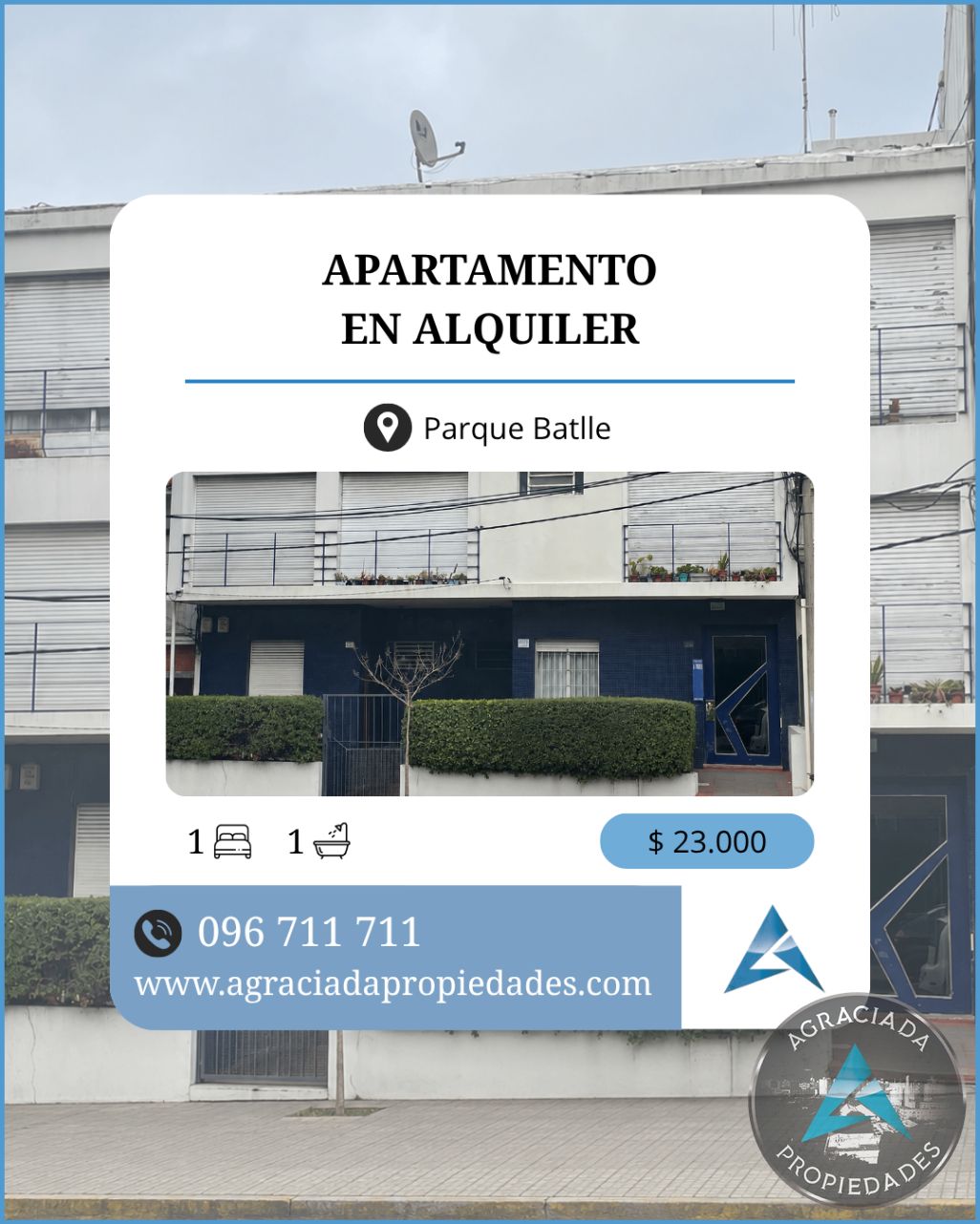 Apartamento en alquiler en Parque Batlle